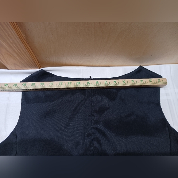 Dressbarn Sleeveless Dress Size 16/Stretch, black,purples/ 3/4 zip - Picture 9 of 11